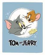 Tom And  Jerry Stitch Line Panel - Blue